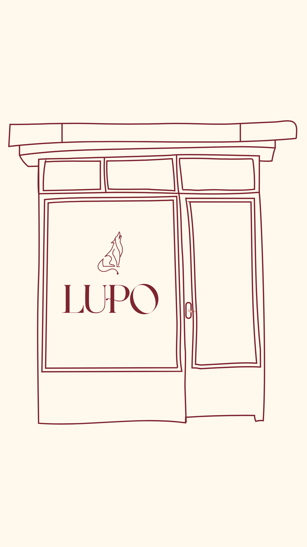 Façade LUPO, sandwicherie italienne à Genève